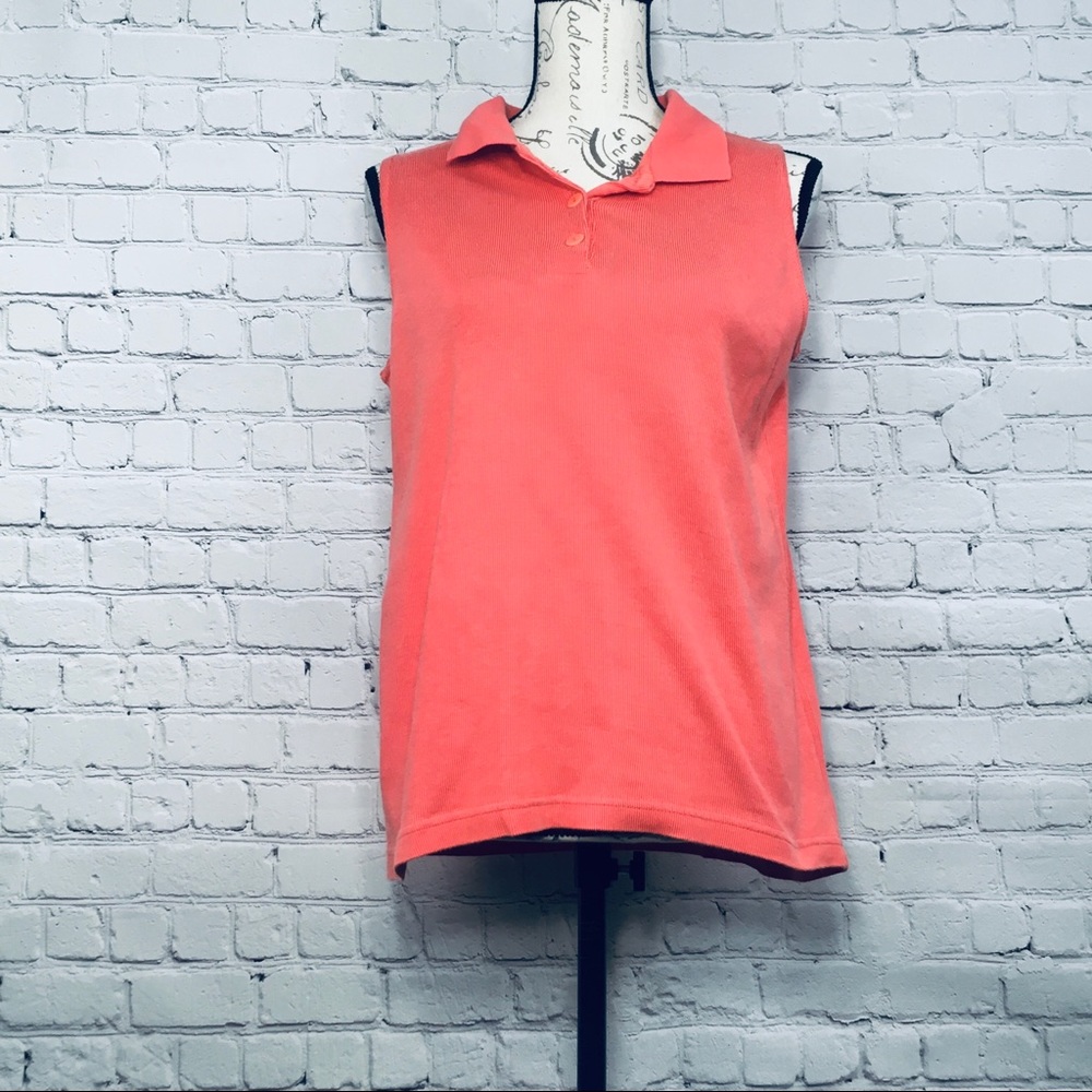 Jason Maxwell polo T-shirt peach Orange Size Small